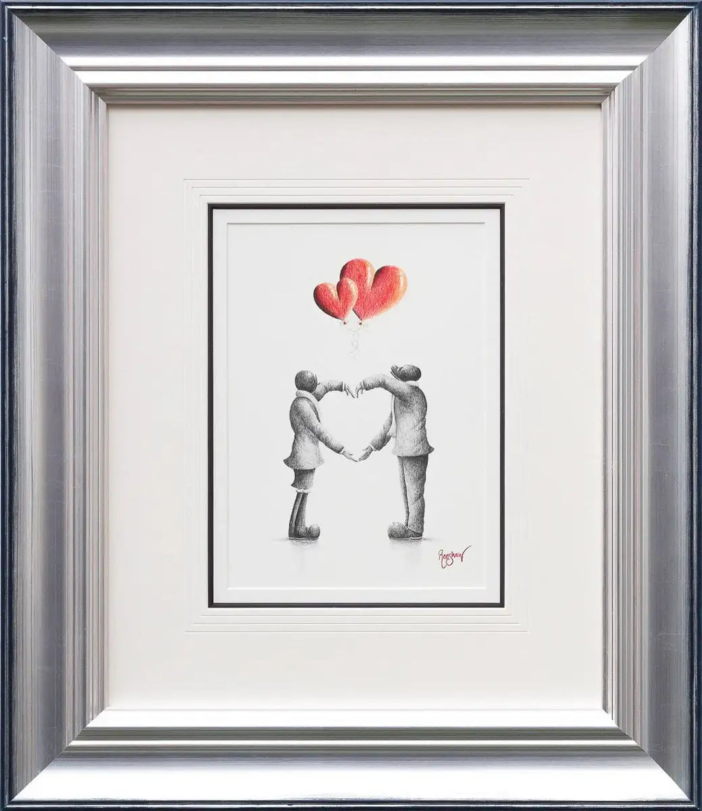 You're Always In My Heart - Original Sketch - SOLD by artist David Renshaw - Wyecliffe Galleries