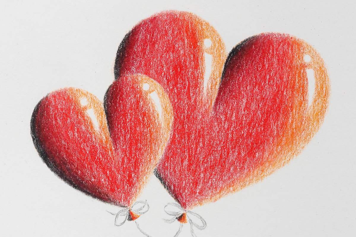 You're Always In My Heart - Original Sketch - SOLD by artist David Renshaw - Wyecliffe Galleries