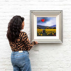You're My Sunflower - Original - SOLD by artist David Renshaw - Wyecliffe Galleries