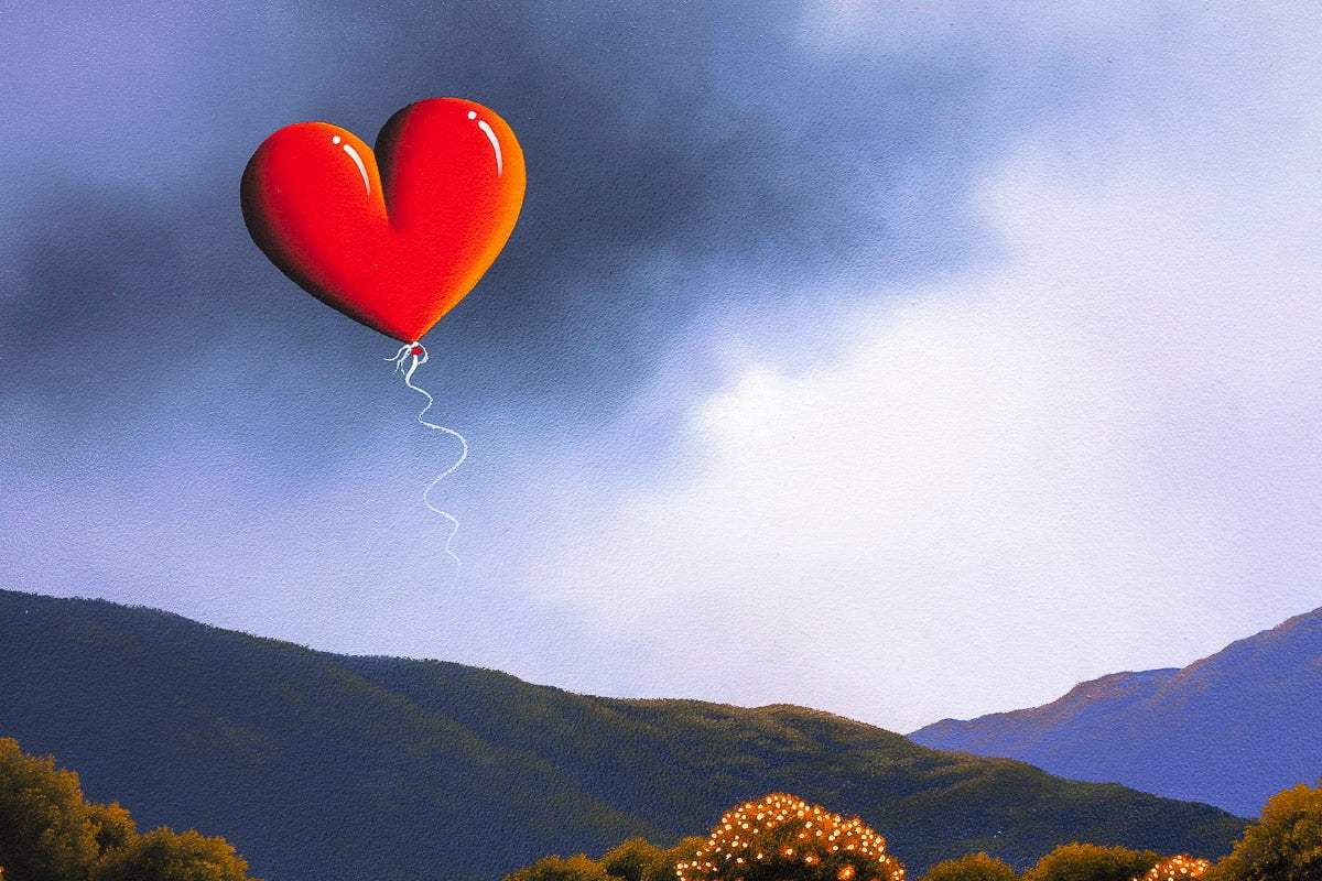 You're My Sunflower - Original - SOLD by artist David Renshaw - Wyecliffe Galleries