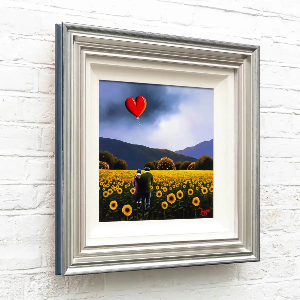 You're My Sunflower - Original - SOLD by artist David Renshaw - Wyecliffe Galleries