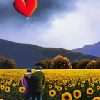 You're My Sunflower - Original - SOLD by artist David Renshaw - Wyecliffe Galleries