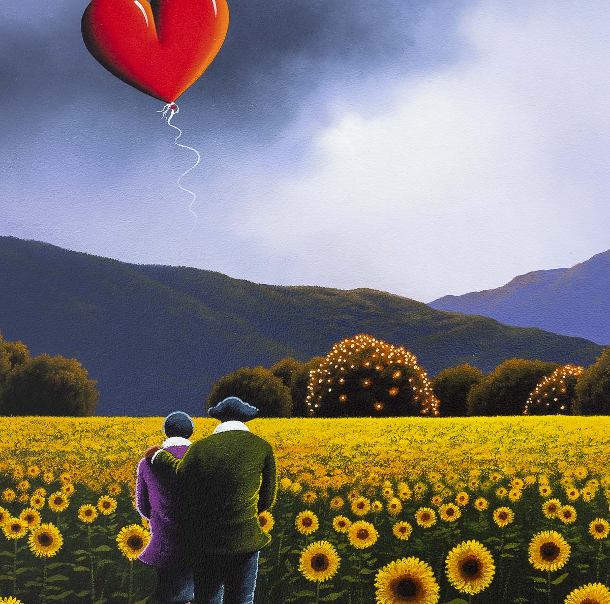 You&#39;re My Sunflower - Original - SOLD David Renshaw Original