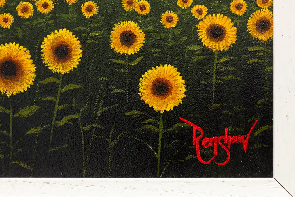 You're My Sunflower - Original - SOLD by artist David Renshaw - Wyecliffe Galleries