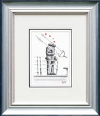 You're Here In My Heart - Original Sketch - SOLD by artist David Renshaw - Wyecliffe Galleries