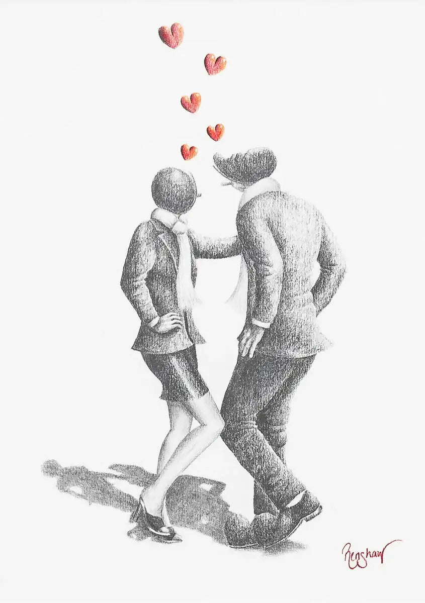 You're the One that I Want - Original Sketch - SOLD by artist David Renshaw - Wyecliffe Galleries