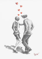 You're the One that I Want - Original Sketch - SOLD by artist David Renshaw - Wyecliffe Galleries