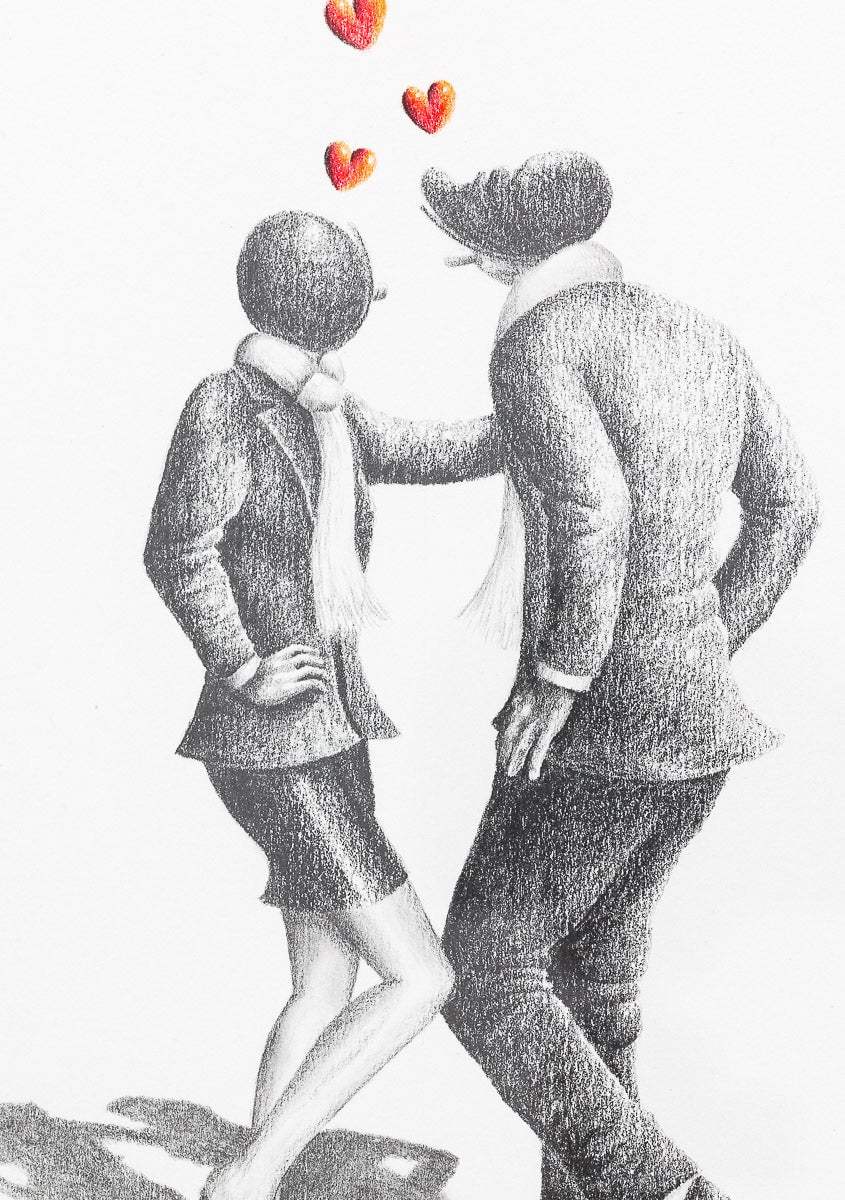 You're the One that I Want - Original Sketch - SOLD by artist David Renshaw - Wyecliffe Galleries