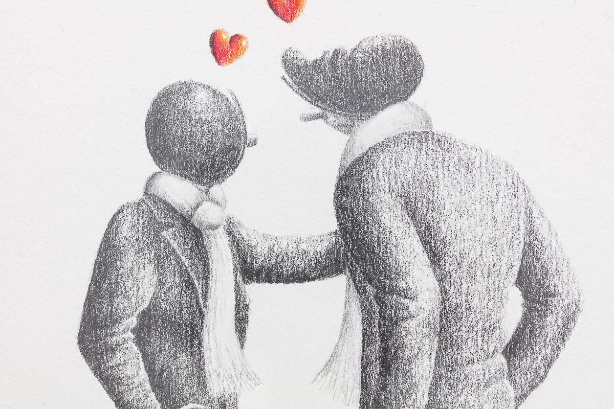 You're the One that I Want - Original Sketch - SOLD by artist David Renshaw - Wyecliffe Galleries