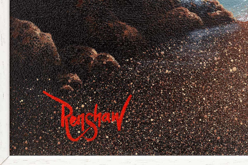 You, The Ocean And Me - Original - SOLD by artist David Renshaw - Wyecliffe Galleries