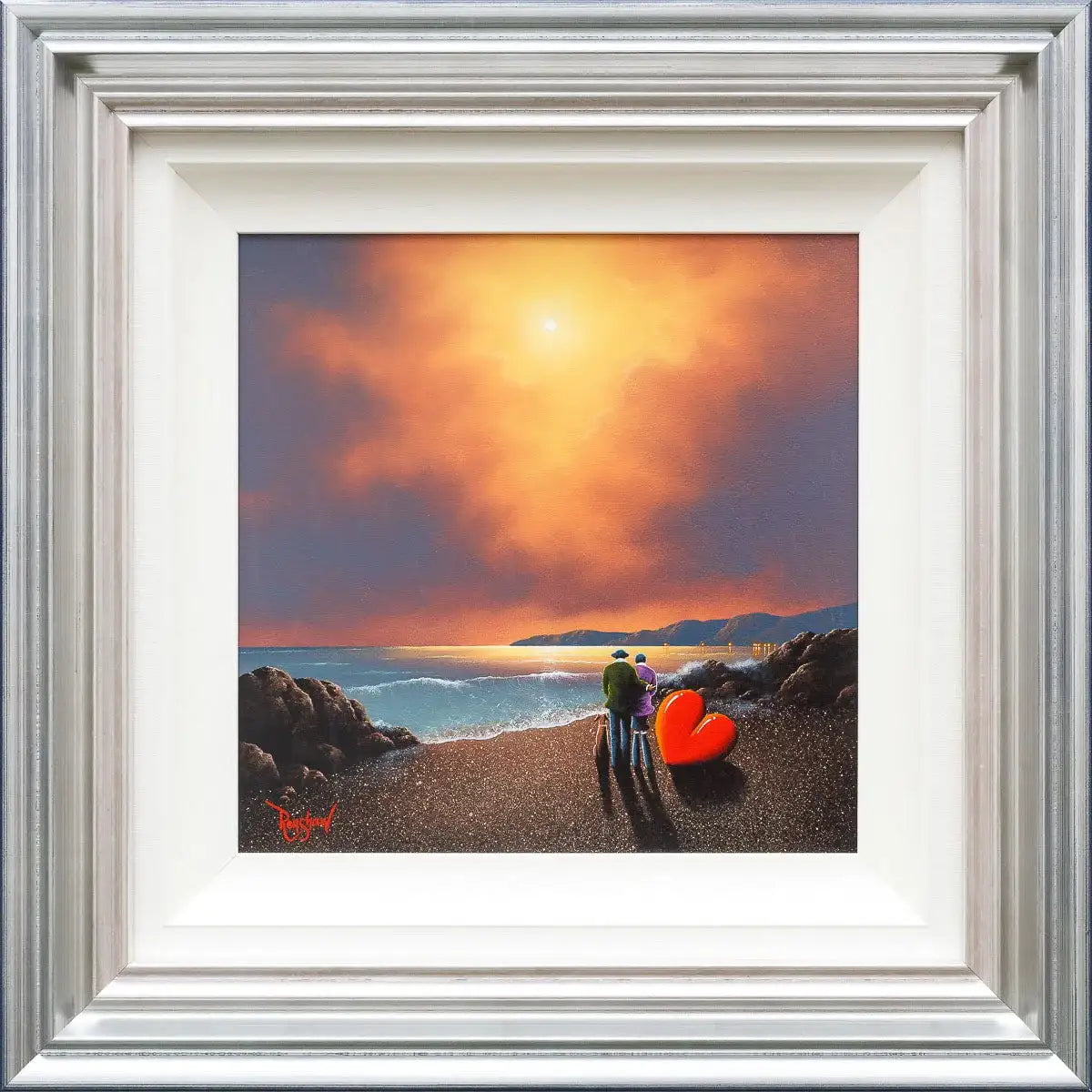 You, The Ocean And Me - Original - SOLD by artist David Renshaw - Wyecliffe Galleries