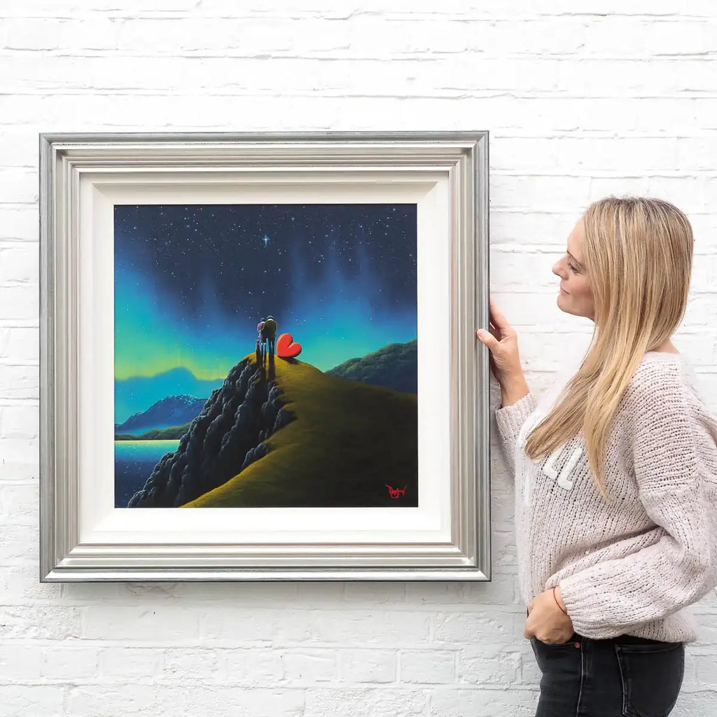 You Will Always Be My North Star - Original - SOLD by artist David Renshaw - Wyecliffe Galleries