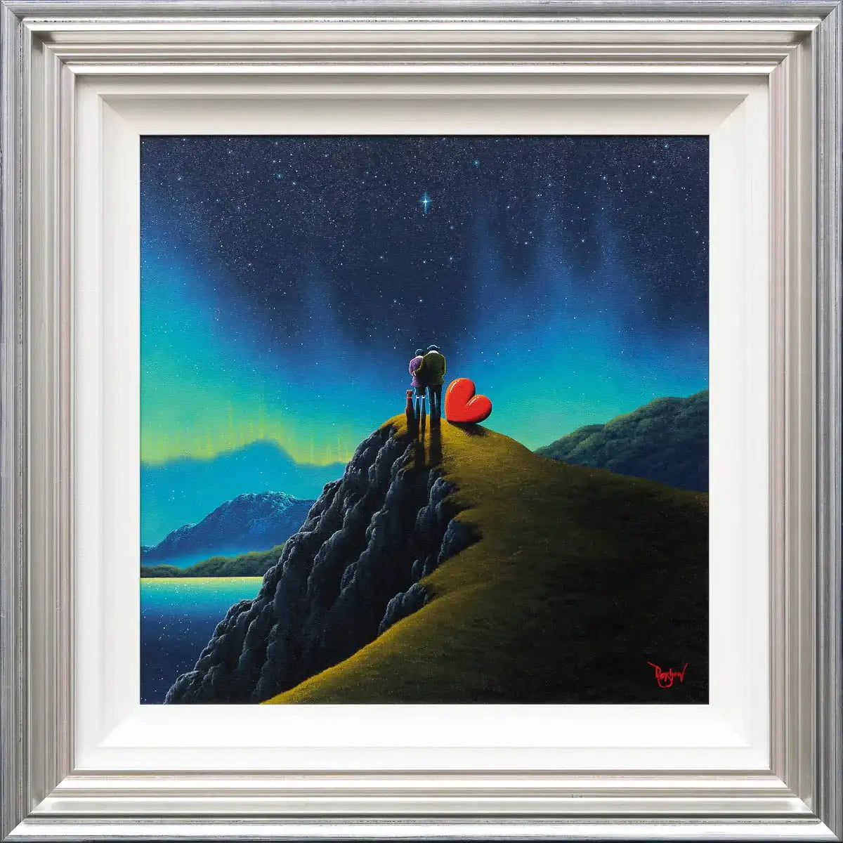 You Will Always Be My North Star - Original - SOLD by artist David Renshaw - Wyecliffe Galleries