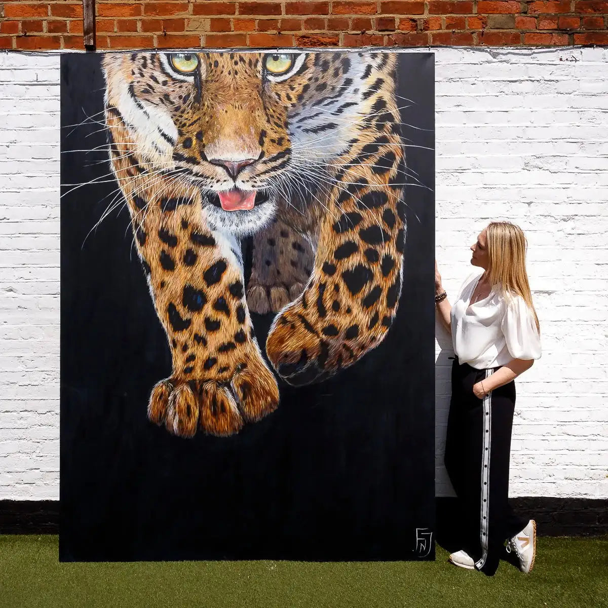 Loki - Original by artist Faye Nasser-Joley - Wyecliffe Galleries