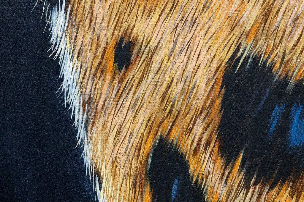 Loki - Original by artist Faye Nasser-Joley - Wyecliffe Galleries