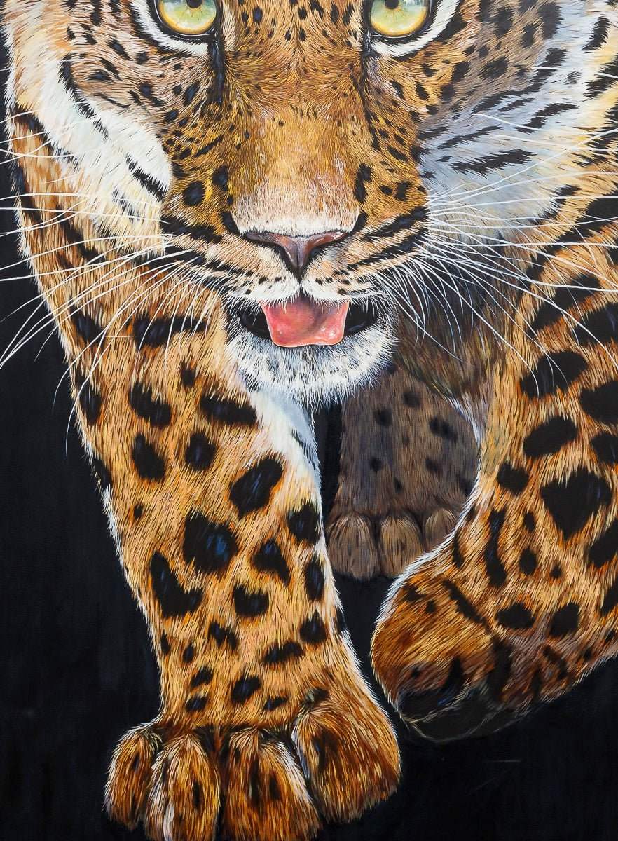 Loki - Original by artist Faye Nasser-Joley - Wyecliffe Galleries