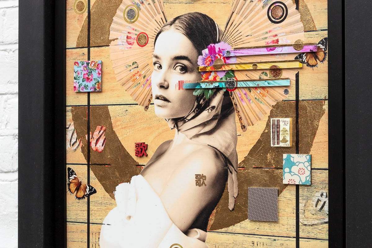 Cola - Edition (Portrait) - SOLD by artist Gareth Tristan Evans - Wyecliffe Galleries