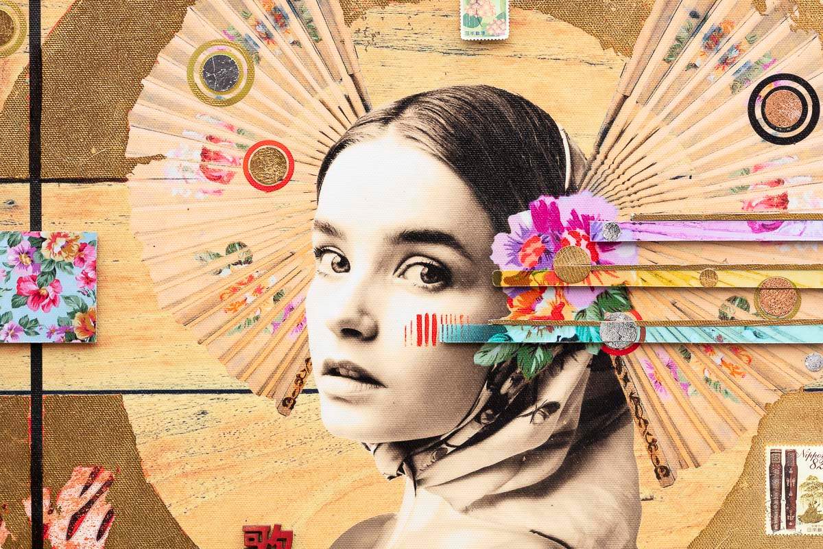 Cola - Edition (Portrait) - SOLD by artist Gareth Tristan Evans - Wyecliffe Galleries