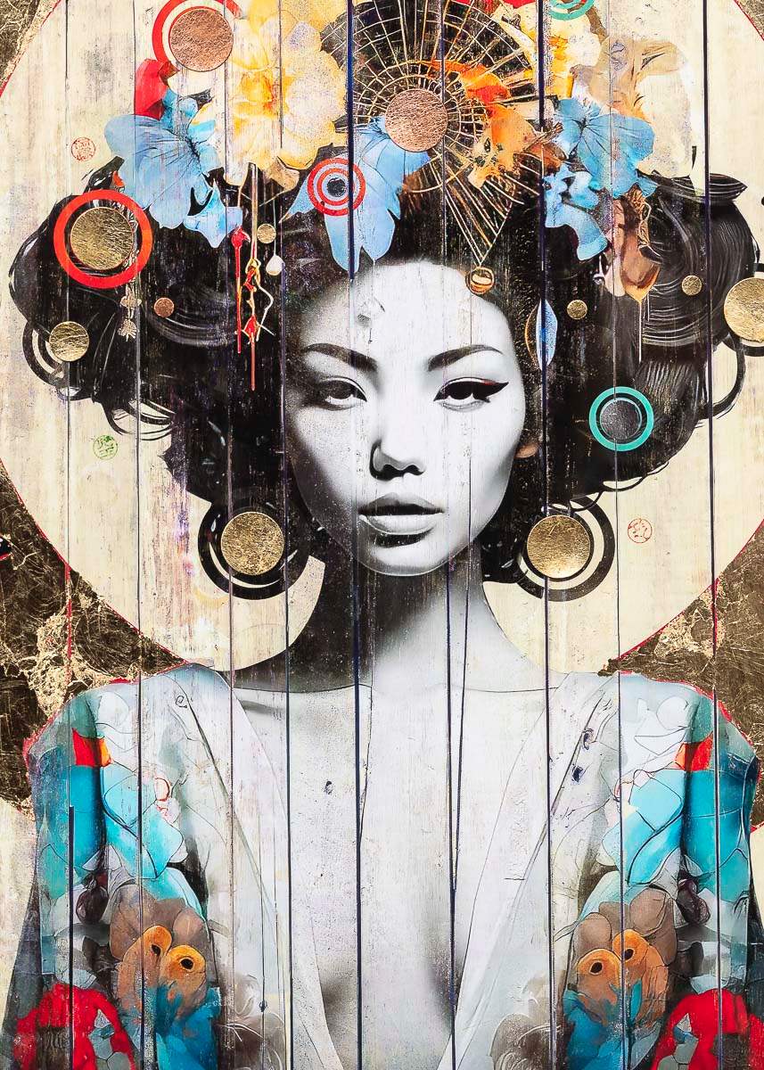 Lotus - Paper Edition by artist Gareth Tristan Evans - Wyecliffe Galleries