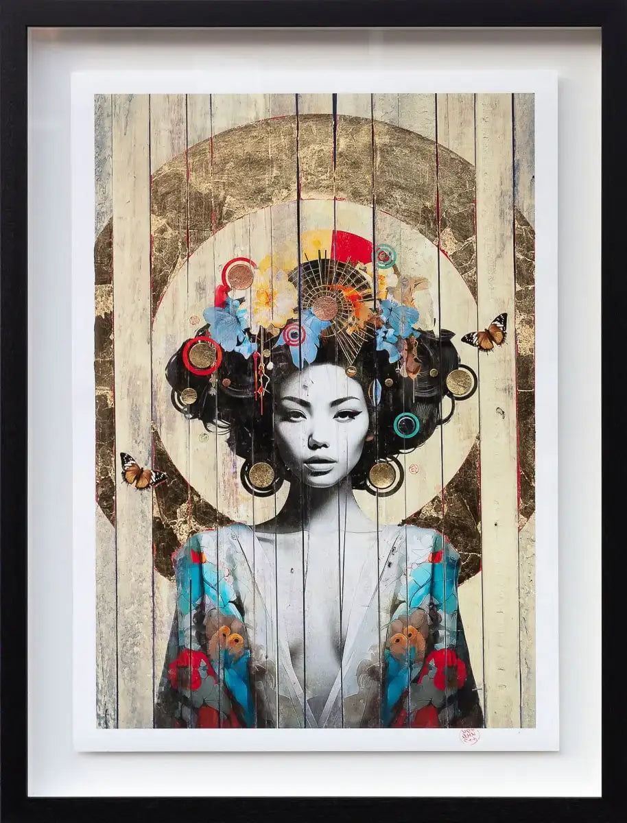 Lotus - Paper Edition by artist Gareth Tristan Evans - Wyecliffe Galleries