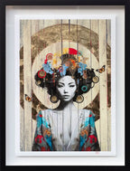 Lotus - Paper Edition by artist Gareth Tristan Evans - Wyecliffe Galleries