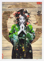 The Wave That Breaks Below - Paper Edition by artist Gareth Tristan Evans - Wyecliffe Galleries