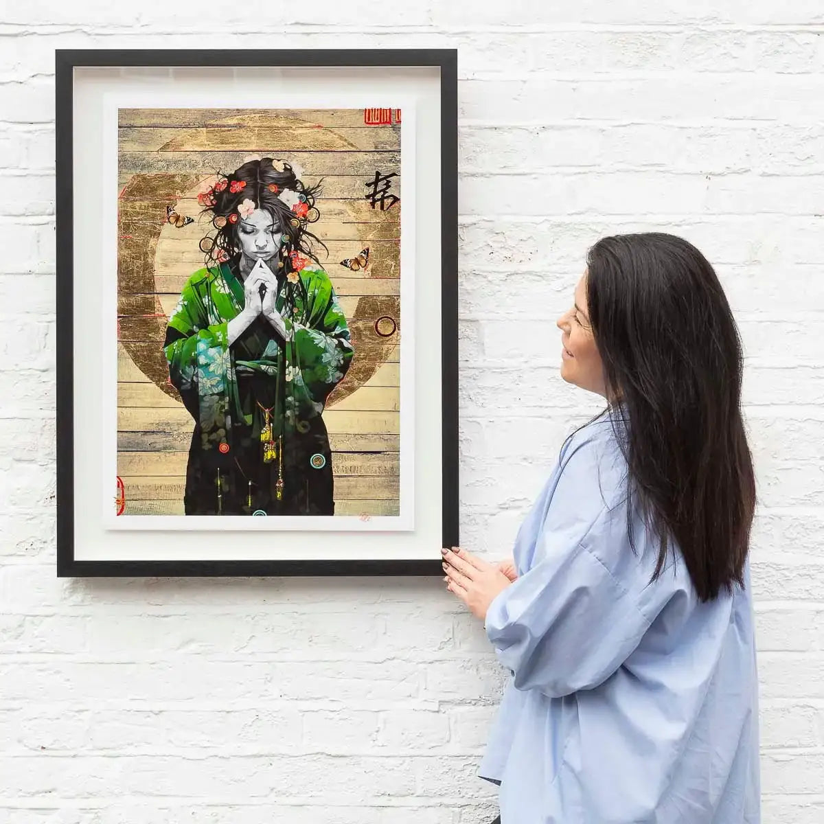 The Wave That Breaks Below - Paper Edition by artist Gareth Tristan Evans - Wyecliffe Galleries