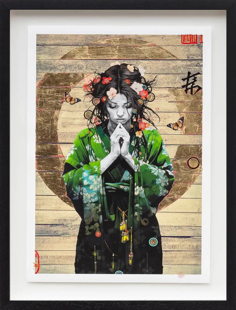 The Wave That Breaks Below - Paper Edition by artist Gareth Tristan Evans - Wyecliffe Galleries