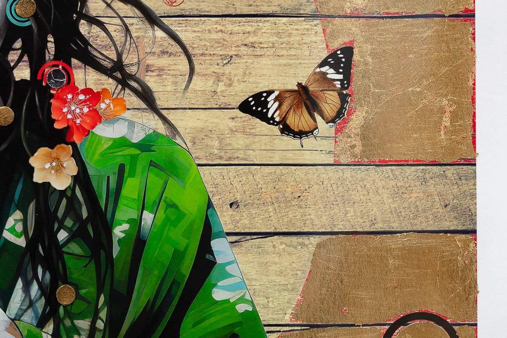 The Wave That Breaks Below - Paper Edition by artist Gareth Tristan Evans - Wyecliffe Galleries