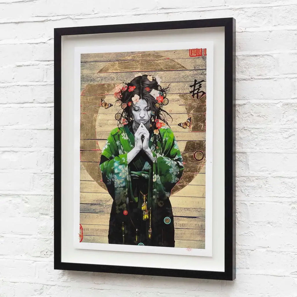 The Wave That Breaks Below - Paper Edition by artist Gareth Tristan Evans - Wyecliffe Galleries