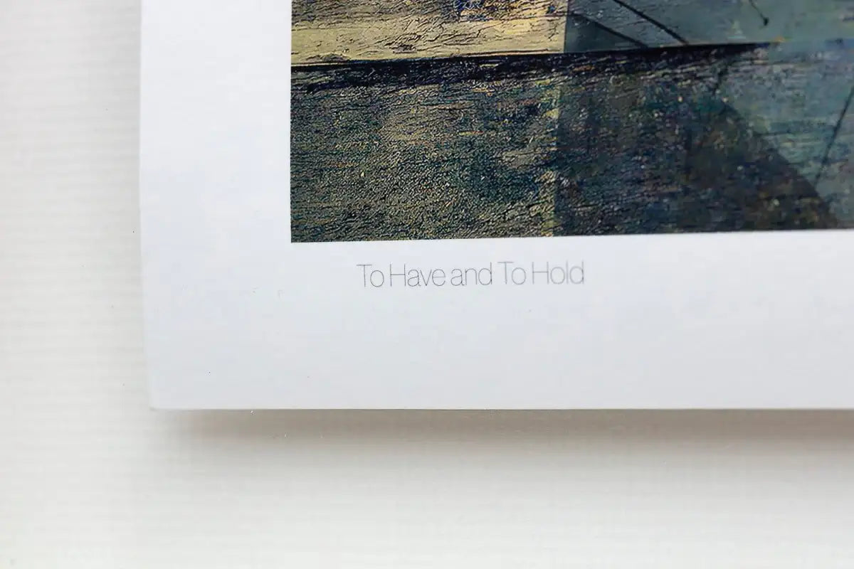 To Have And To Hold - Edition by artist Gareth Tristan Evans - Wyecliffe Galleries