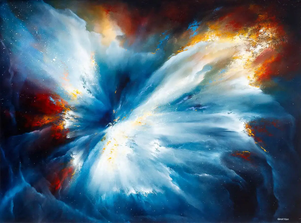 Burst Of Light - Original - SOLD by artist Hamish Herd - Wyecliffe Galleries