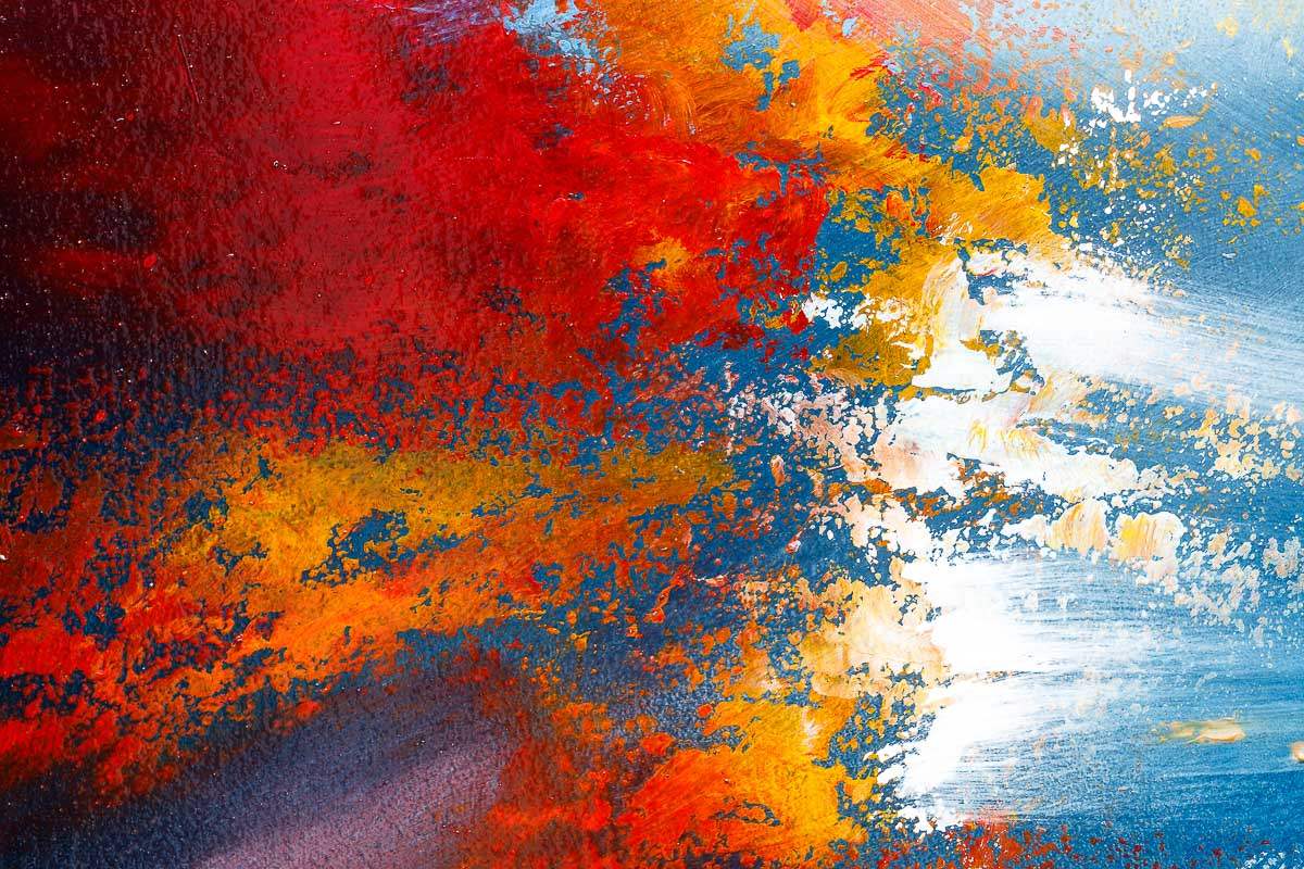 Burst Of Light - Original - SOLD by artist Hamish Herd - Wyecliffe Galleries