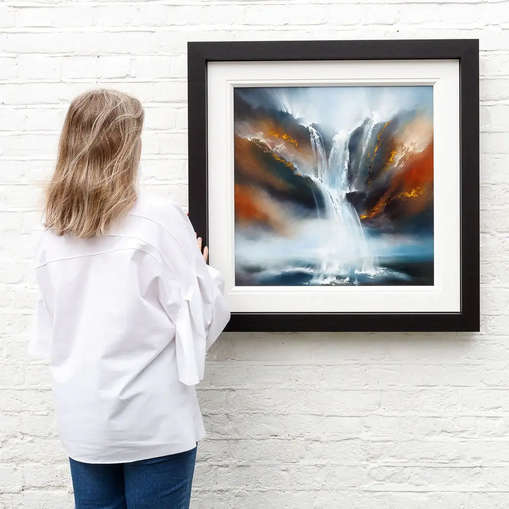 Cascading Clouds - Original - SOLD by artist Hamish Herd - Wyecliffe Galleries