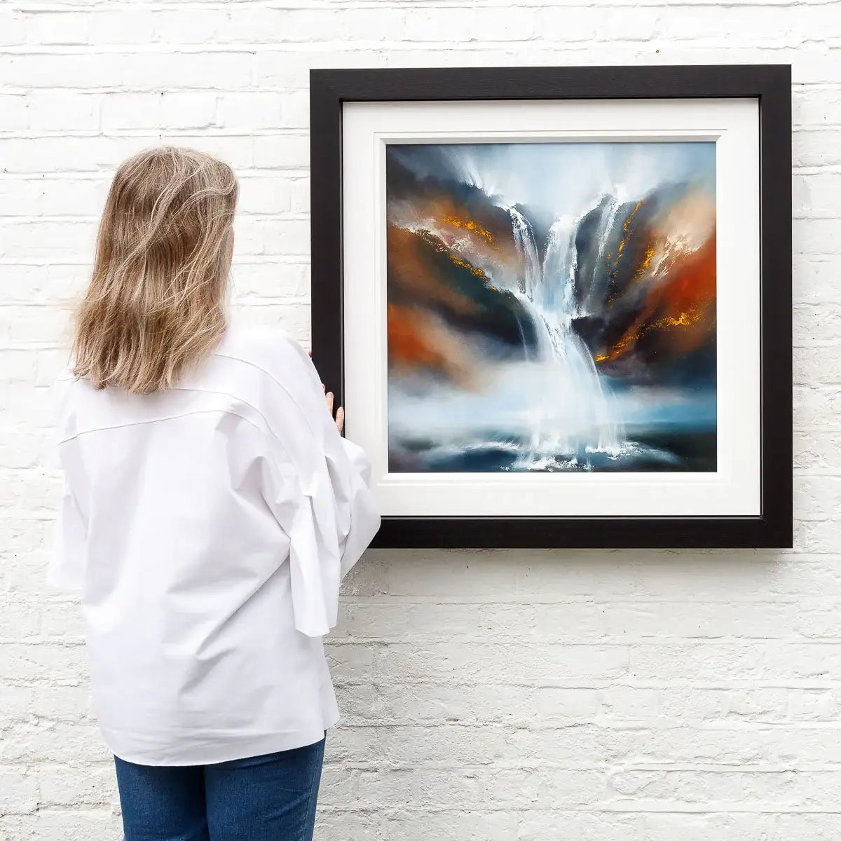 Cascading Clouds - Original - SOLD by artist Hamish Herd - Wyecliffe Galleries