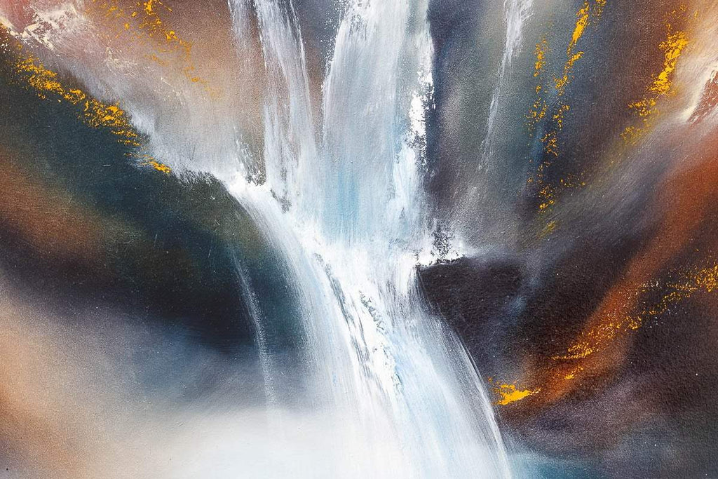 Cascading Clouds - Original - SOLD by artist Hamish Herd - Wyecliffe Galleries