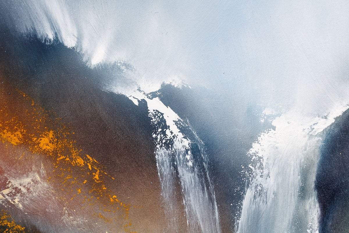 Cascading Clouds - Original - SOLD by artist Hamish Herd - Wyecliffe Galleries