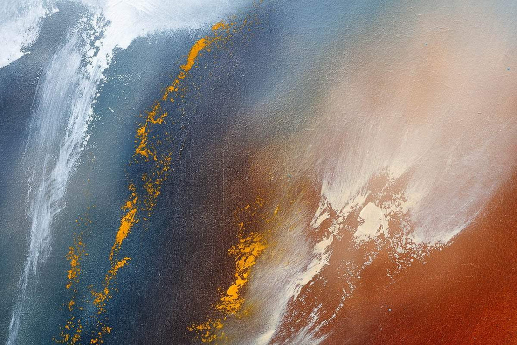 Cascading Clouds - Original - SOLD by artist Hamish Herd - Wyecliffe Galleries