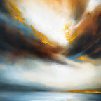 Stormy Sky - Original - SOLD by artist Hamish Herd - Wyecliffe Galleries