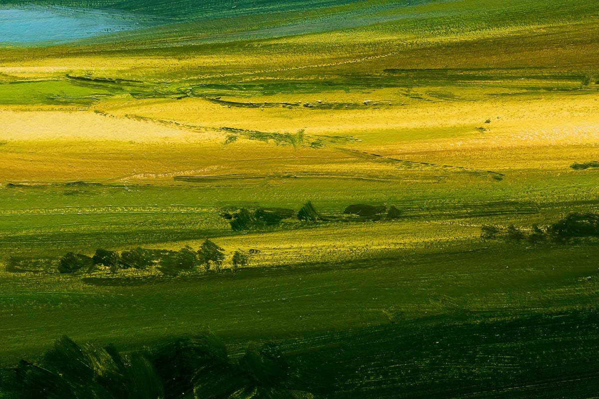 Basin Blue - Original by artist Harry Brioche - Wyecliffe Galleries