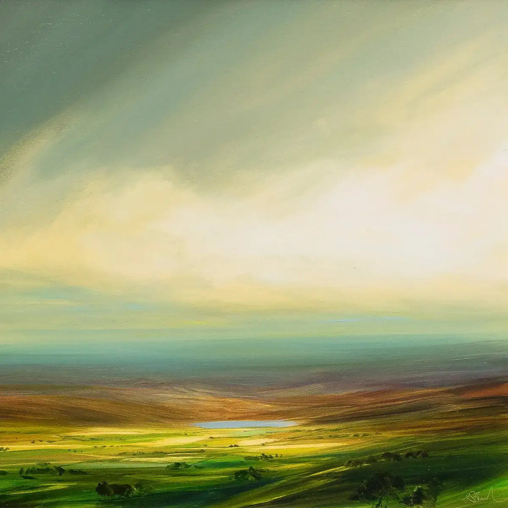 Evening Glow - Original by artist Harry Brioche - Wyecliffe Galleries