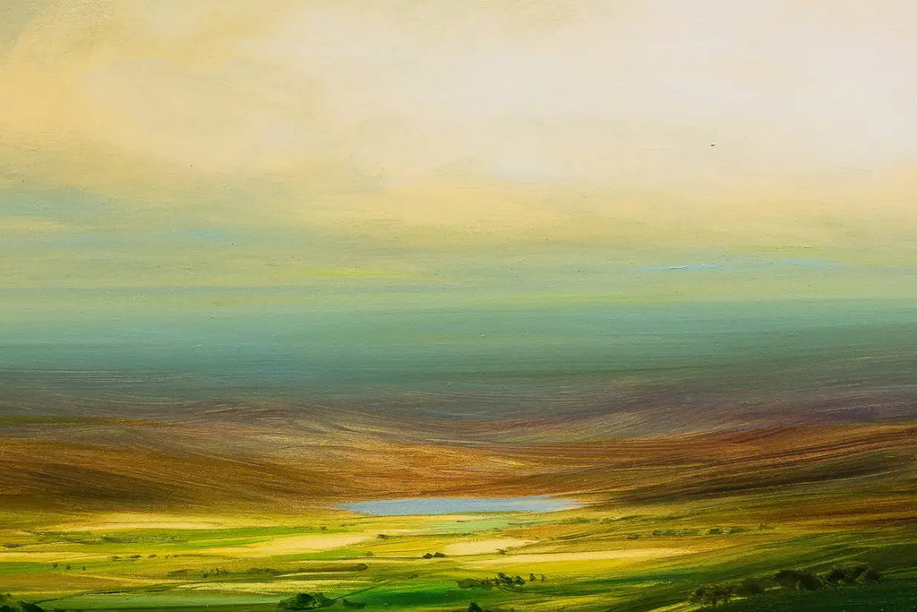 Evening Glow - Original by artist Harry Brioche - Wyecliffe Galleries