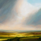 Golden Pathway - Original - SOLD by artist Harry Brioche - Wyecliffe Galleries