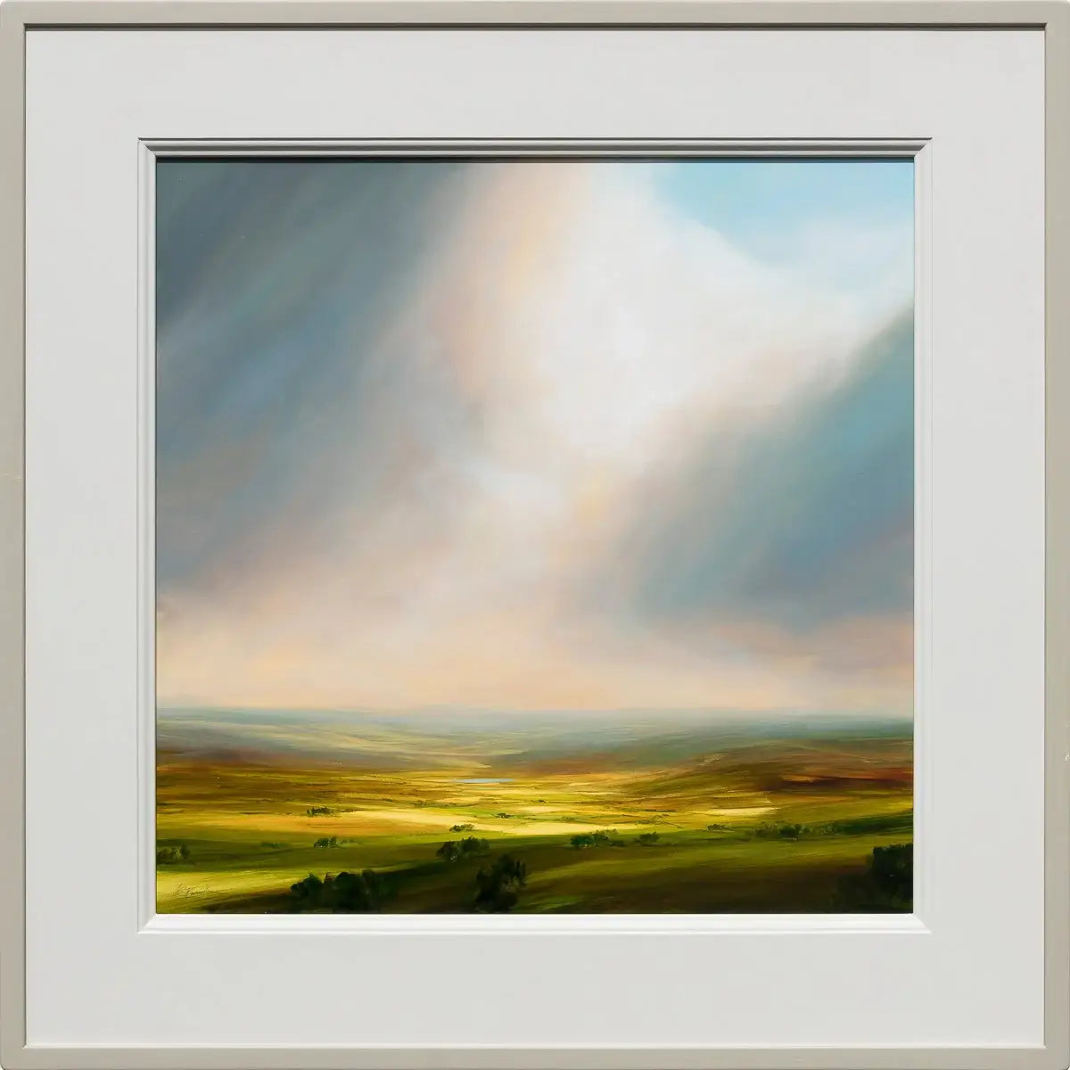 Golden Pathway - Original - SOLD by artist Harry Brioche - Wyecliffe Galleries