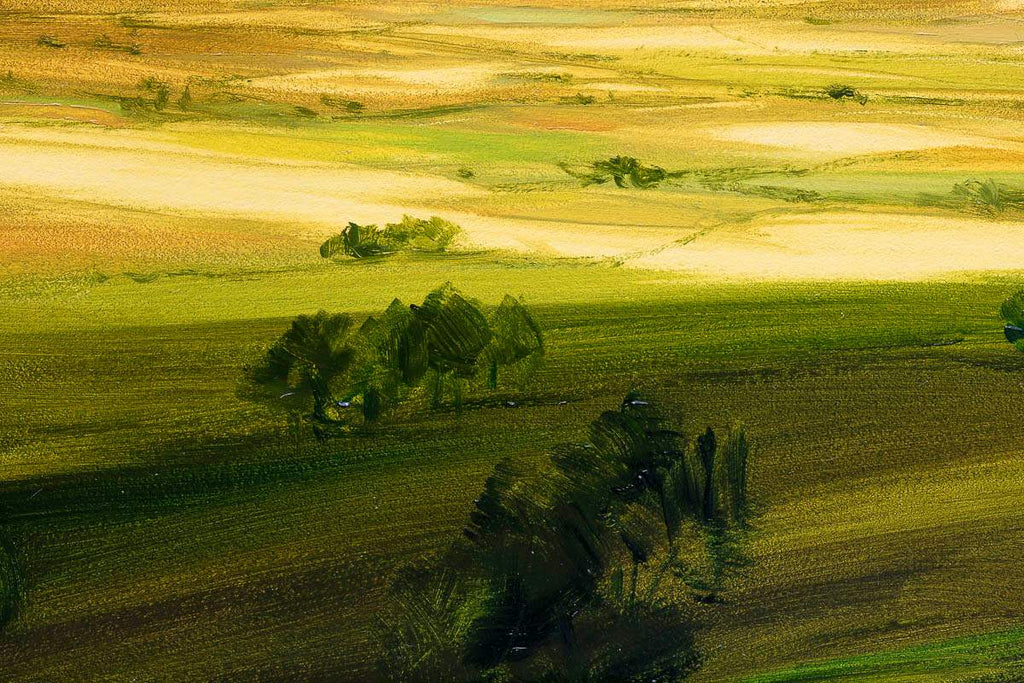 Golden Pathway - Original - SOLD by artist Harry Brioche - Wyecliffe Galleries