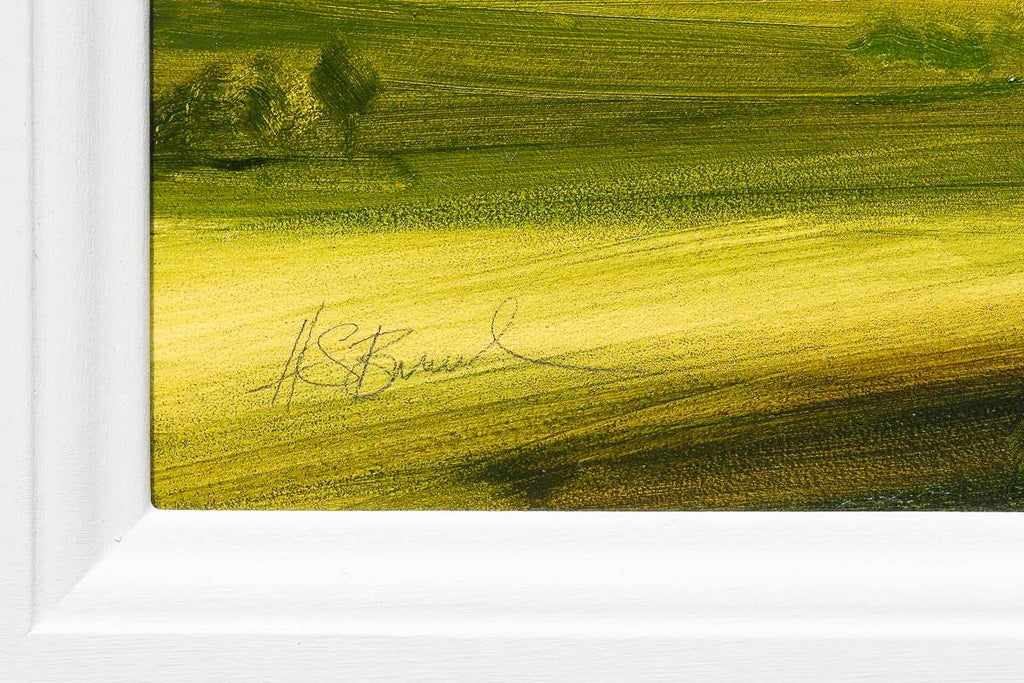 Golden Pathway - Original - SOLD by artist Harry Brioche - Wyecliffe Galleries