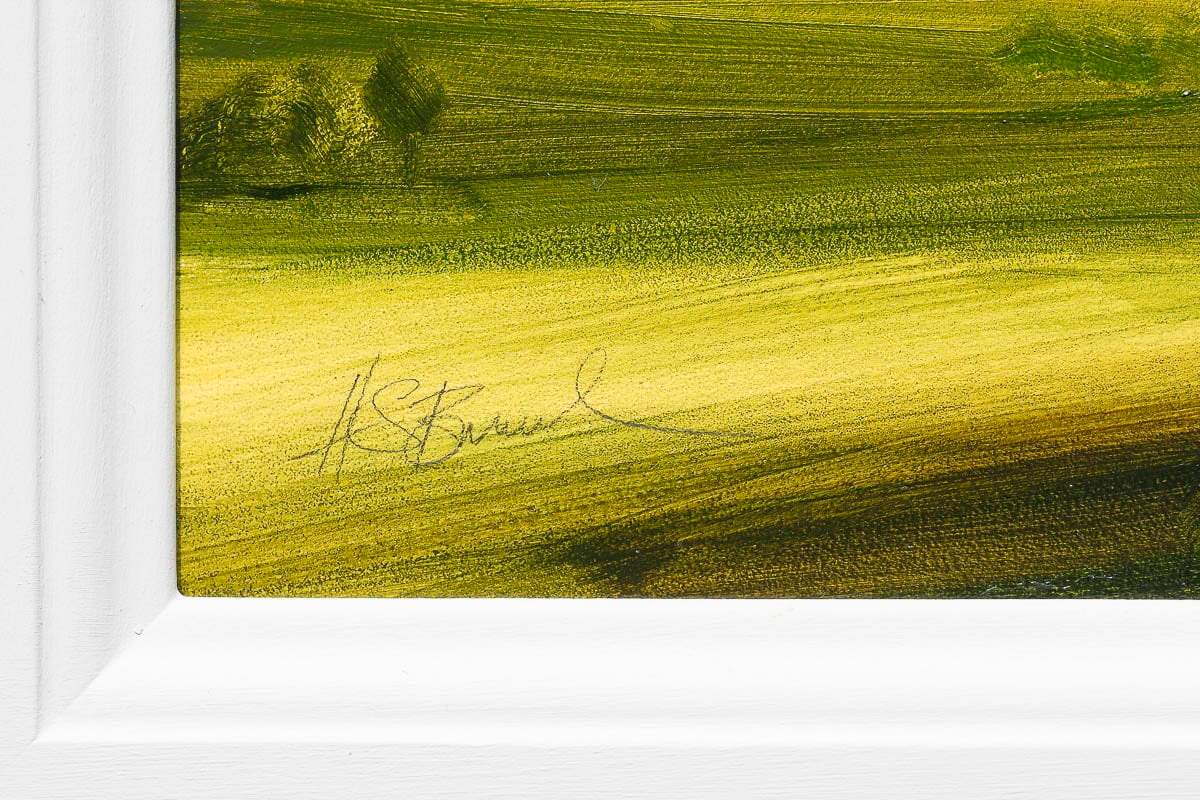 Golden Pathway - Original - SOLD by artist Harry Brioche - Wyecliffe Galleries