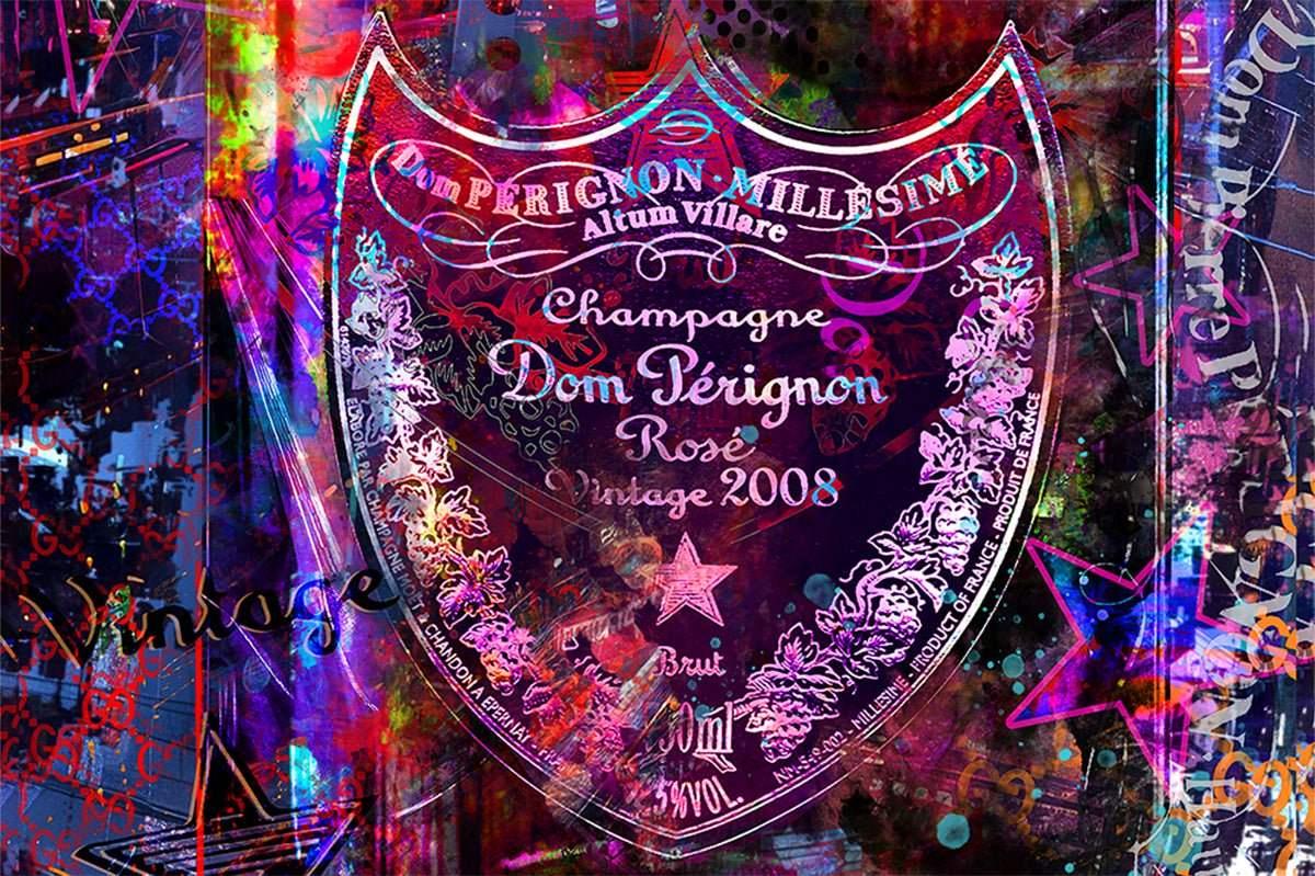 'Champagne Noire' - Edition SET by artist Henri Miller - Wyecliffe Galleries
