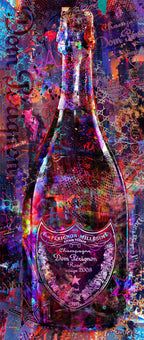 'Champagne Noire' - Edition SET by artist Henri Miller - Wyecliffe Galleries