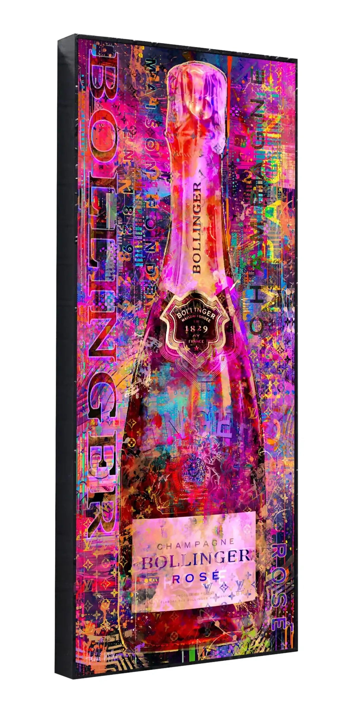 'Champagne Noire' - Edition SET by artist Henri Miller - Wyecliffe Galleries